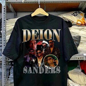 Deion Sanders Vintage T-Shirt JC On Prime American Football Fan Tee 73